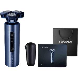Электрическая бритва FS985 с тремя лезвиями, полностью моющаяся, перезаряжаемая, умная, премиум-класса FLYCO