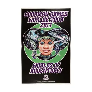 Плакат - Мировое турне Dungeon Crawl Classics 2017, Dungeon Crawl Classics Role Playing Games (Goodman Games)