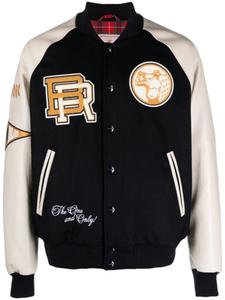 Бомбер с нашивкой Baracuta, синий