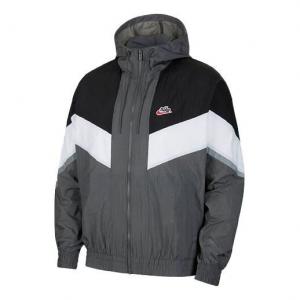 Куртка Nike Sportswear Windrunner+ Hooded Reflection Jacket Men Grey Gray, серый