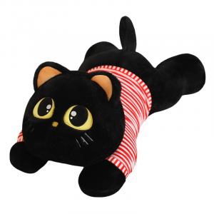 Плюшевая игрушка котенок реалистичная и животные плюшевые куклы высота 70см/115см JBBCN, черный