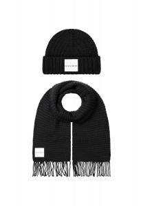 Вязаный шарф «Милая пара» 14 NAVAHOO, черный
