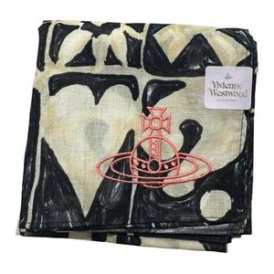 Vivienne Westwood Шелковый  шарф унисекс серый