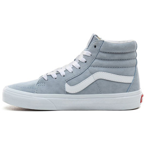 Кроссовки для скейтбординга Vans SK8 HI Unisex, белый/светло-голубой