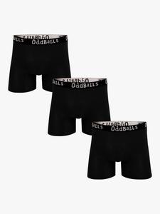 Простые бамбуковые боксерские шорты OddBalls, черный