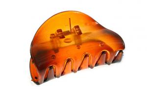 Янтарная заколка для волос в виде крабовой челюсти Inna Marka