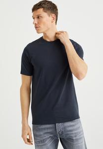 Футболка базовая Basic WE Fashion, цвет dark blue