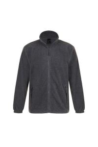 Уличная флисовая куртка North с молнией во всю длину SOL'S, серый