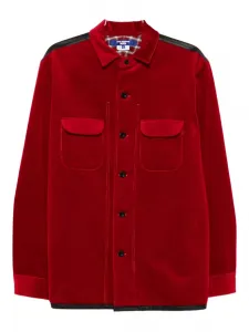 Куртка-рубашка со вставками Junya Watanabe Man, красный