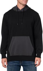 Толстовка с капюшоном BOSS Single Jersey с центральным логотипом, Black Sky