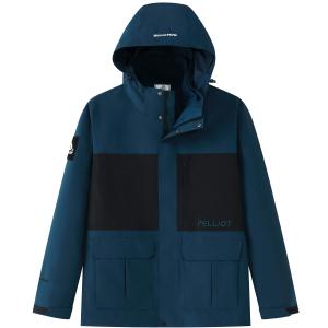 Мужская куртка из жесткого материала Birch and/PELLIOT, Светло-серый