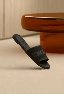 Мулы с плоским скольжением рен Dkny, Black