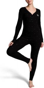 Victoria's Secret PINK термокомбинезон, пижамный комплект, одежда для сна для женщин (XS-XXL), Pure Black Bling