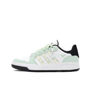 Кроссовки баскетбольные низкие Entrap устойчивые к истиранию винтажные унисекс Adidas Neo, желто-зеленый