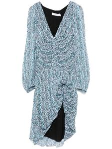 IRO платье мини-рулин, синий