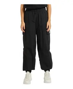 Современные спортивные нейлоновые брюки-карго Emporio Armani, черный