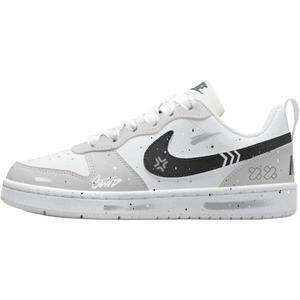 Nike Court Borough Low top детские скейтборд кроссовки White Gray для подростков