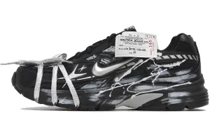 Инициатор амортизирующие и дышащие низкие повседневные городские кроссовки для бега men's Nike, черный