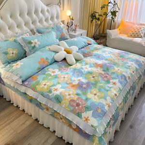 LUOLAI HOME Комплект постельного белья 3 предмета, 245x265 см, простыня