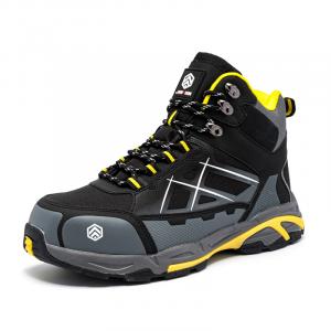 Кроссовки Safety Protective Shoes Unisex LARNMERN, Black Yellow