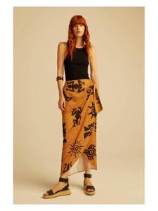 Юбка до колена & me, коричневый