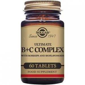 Комплексные таблетки Ultimate B Plus C, 60 шт., Solgar