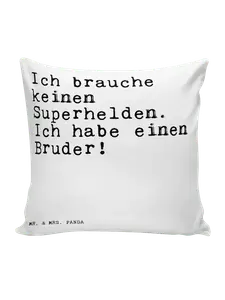 Подушка Mr. & Mrs. Panda, белый