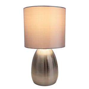 Настольная лампа Näve Aurum, ткань iron / cotton - серебристый / серый