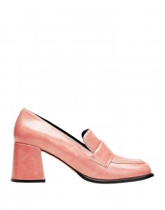 Лоферы Patent Leather Heeled Loafer 8 By Yoox, темно-розовый