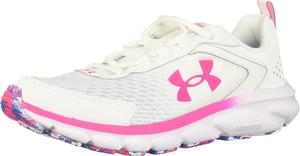 Женские беговые кроссовки Under Armour Charged Assert 9, белый/синий/розовый