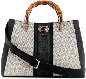 Сумка-портфель GUESS Kerima Girlfriend Bamboo, логотип Natural/Color