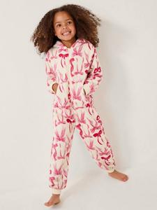 Детский флисовый комбинезон с капюшоном Kida' Monsoon, Cream