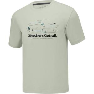 Skechers Футболка GO DRI Unisex Seaweed Gray Green