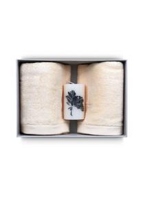 Комплект из 3 полотенец с успокаивающей ароматической свечой Grace Grand Spa