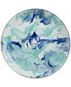 Поднос для подачи блюд средней высоты из эмалированной стали Lagoon Golden Rabbit, мультколор