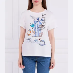 Футболка стандартного кроя Marc Cain, белый