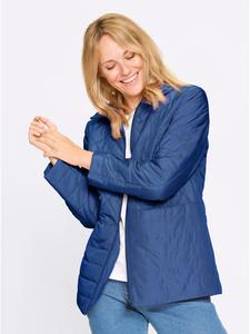 Стеганая куртка джинсово-синего цвета Sieh an!