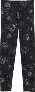 Уютные леггинсы с фольгированным принтом по всей поверхности adidas Kids, Black Adi