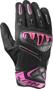 Женские мотоциклетные перчатки Ixon mirage air, Black/Pink