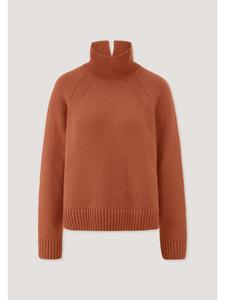 Вязаный свитер красновато-оранжевого цвета Hessnatur