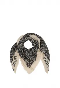Платок айра Joop!, Beige Schwarz Animalprint