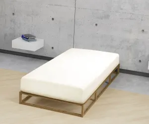 Простынь Biberna на подгонке " Thea в размере. 90х220, 140х220 или 180х220 см", из хлопка, для матрасов высотой до 25 см, простынь плоская, простыня на подгонке 140-160х200-220 см, 1 шт., цвет natur