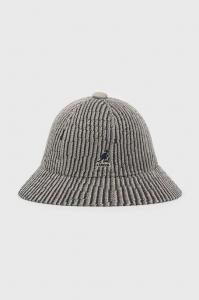 Шапка Кангол из смесовой шерсти Kangol, серый