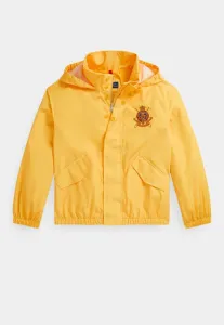 Куртка с капюшоном и принтом в конном стиле, ветровка 714y Polo Ralph Lauren, Chrome Yellow