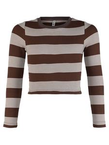 Лонгслив Blue Effect, цвет Braun/Taupe