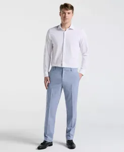 Мужские классические брюки Modern Fit из ткани sharkskin Perry Ellis Portfolio, синий