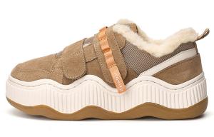 Кеды Joy&Mario Skateboard Shoes Women's Low-Top, коричневый