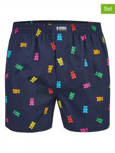 Happy Shorts Комплект из 3 штук: боксерские трусы темно-синего цвета