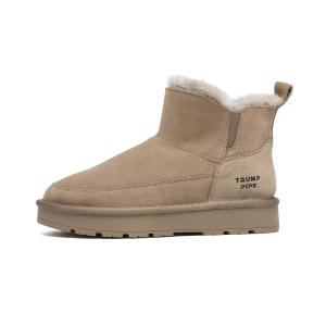 Теплые короткие зимние ботинки мужские TRUMPPIPE, Light Brown