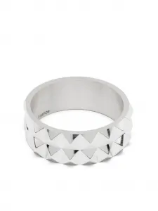 Кольцо 7G Guilloch? Pyramid Ribbon Le Gramme, серебяный
